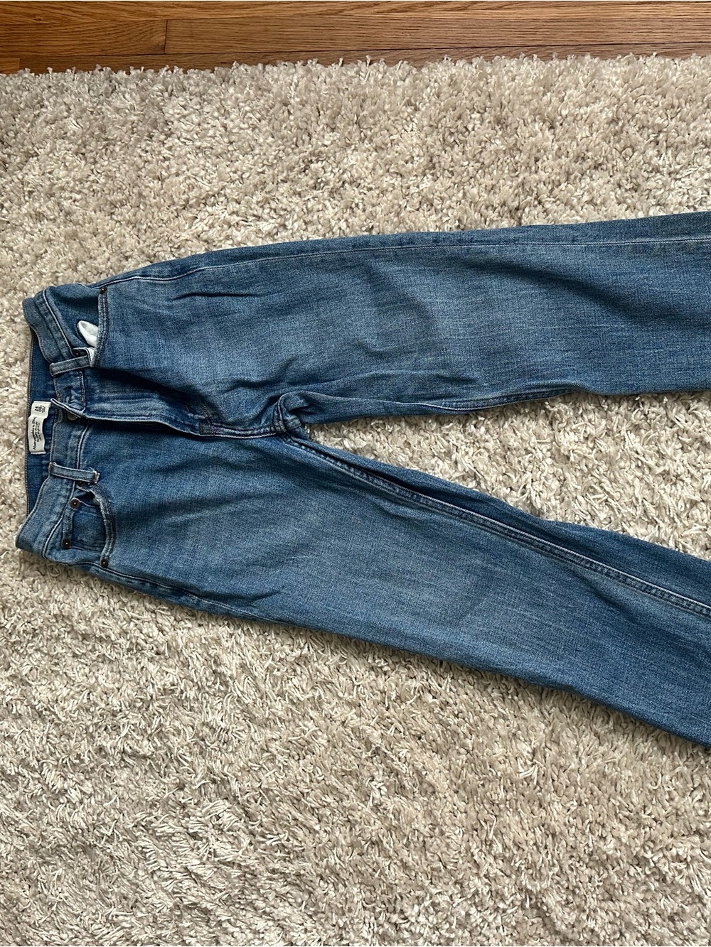 Abercrombie & Fitch Light Blue High-Rise Jeans